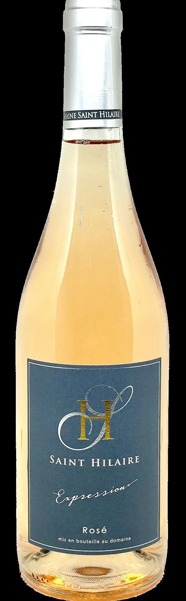Bouteille Saint Hilaire Expression Rosé, vin rosé pâle mis en bouteille au domaine en Hérault