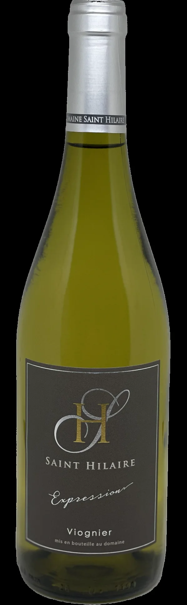 Bouteille Saint Hilaire Expression Viognier, vin blanc floral produit en Hérault