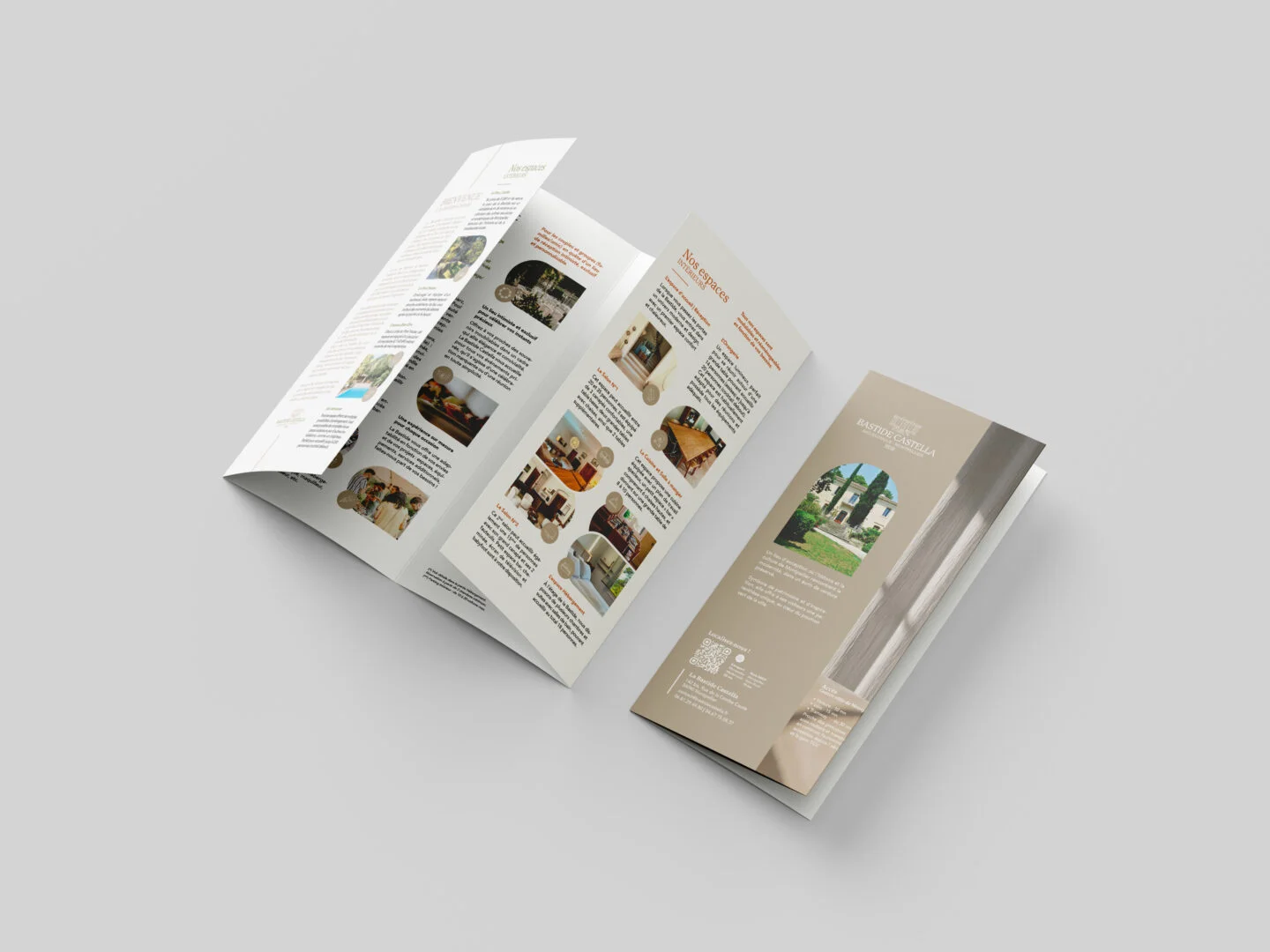 Brochure événements et hébergement La Bastide Castella, domaine mariage et séminaire en Hérault