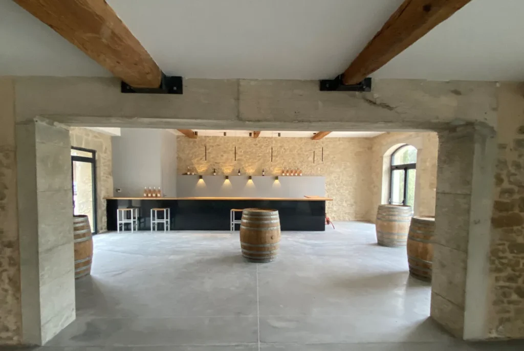 Château Fontiès bar dégustation mariage Fonties-d'Aude